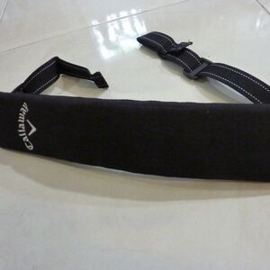 CALLAWAY Single Padded Adjustable Golf Bag Strap Replacement Golf Strap - Black